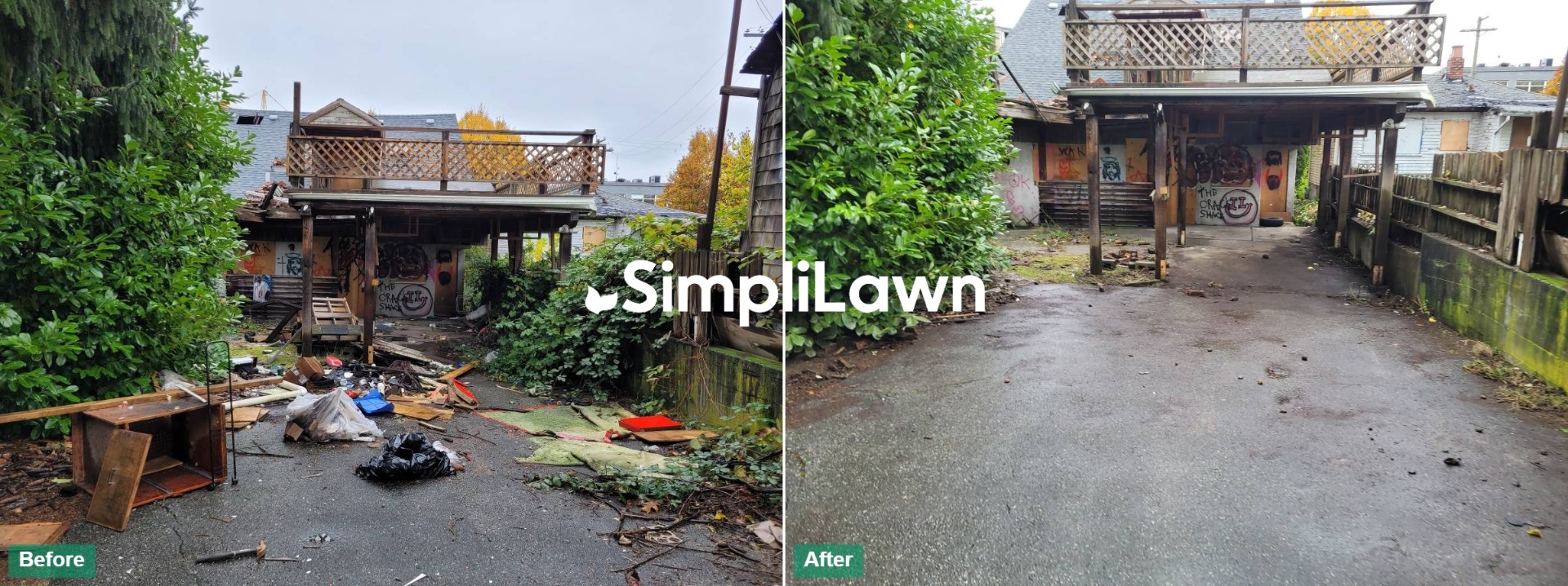 Yard Cleanup — Alley junk-haul & full debris removal, Orlando, FL