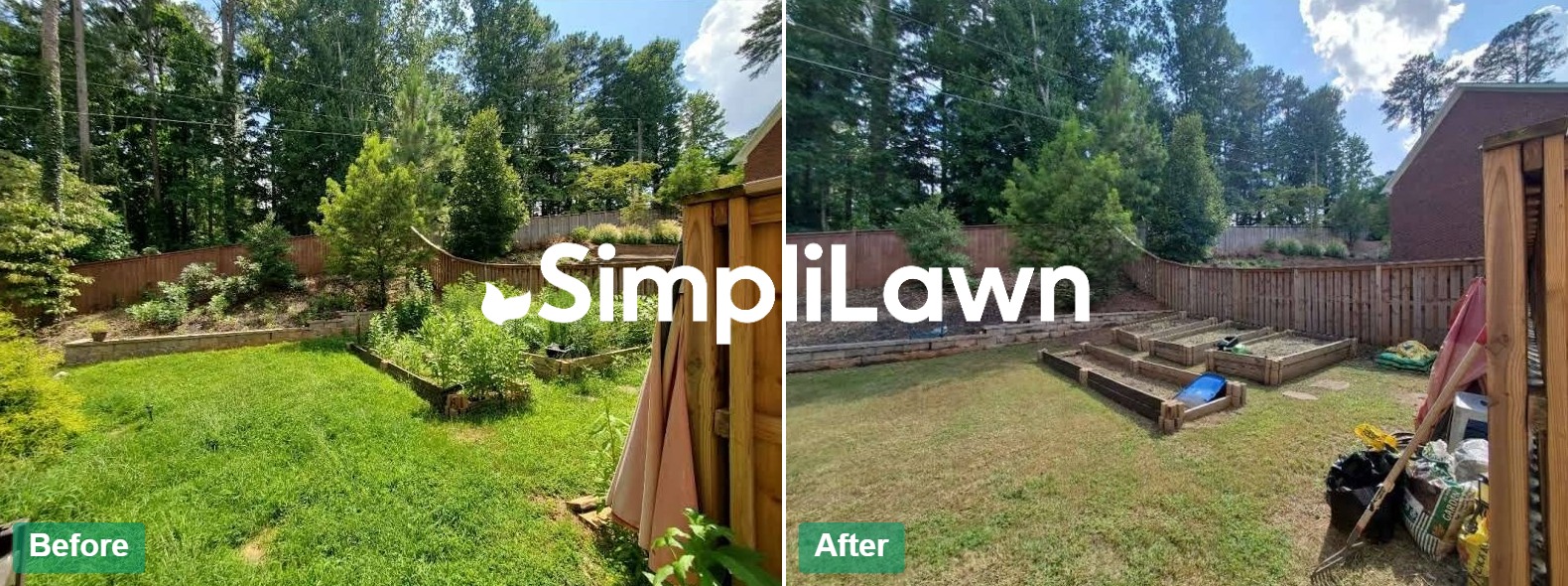 Landscaping — Backyard garden beds built & installed, Jersey City, NJ